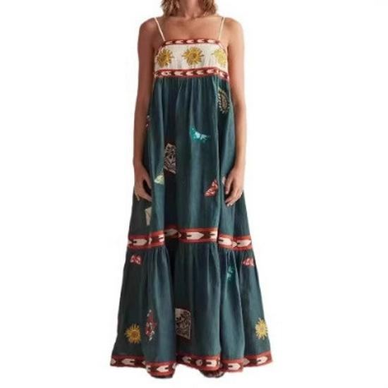 Летнее платье без рукавов с принтом и высокой талией для женщин, 2024 L
Летнее платье без рукавов с принтом и высокой талией для женщин, 2024 L