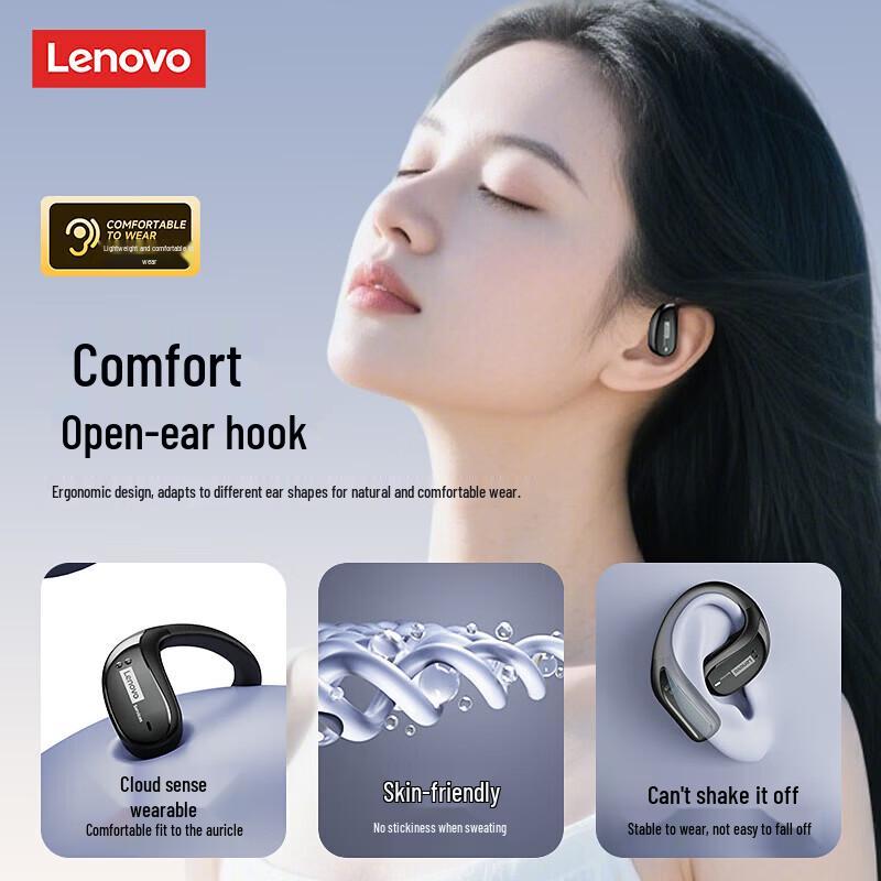 Lenovo Open-Ear Ear-hook Wireless Sports Headset
Lenovo Open-Ear Ear-hook Wireless Sports Headset