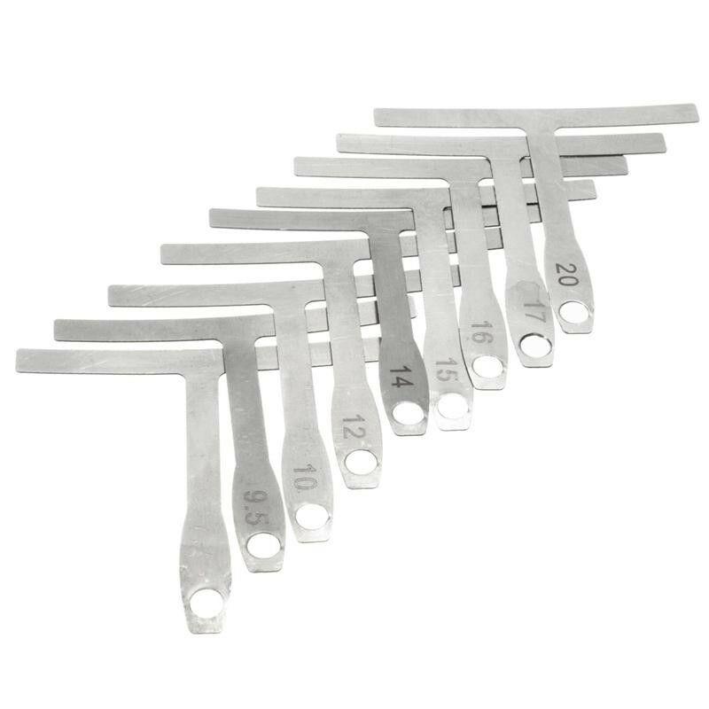 Guitar Neck Notched Straight Edge Builder, 9Pcs Set With Under String Radius Gauge, Stainless Steel, Improve Playability
Guitar Neck Notched Straight Edge Builder, 9Pcs Set With Under String Radius Gauge, Stainless Steel, Improve Playability