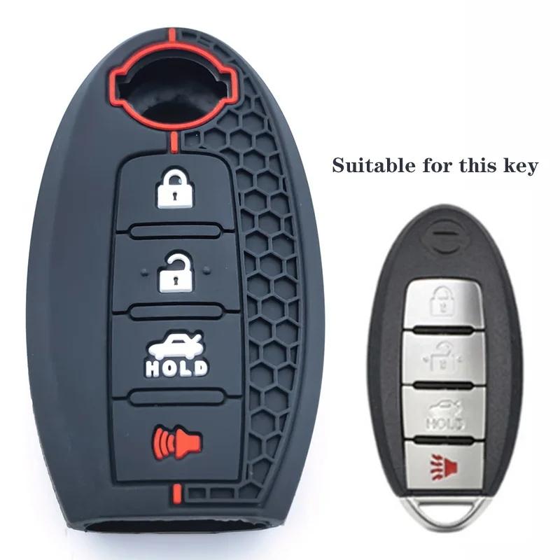 5 Buttons Silicone Car Key Case Cover Keyless Remote Fob Holder For Nissan X Trail T32 Rogue Patrol Murano Htrail Maxima
5 Buttons Silicone Car Key Case Cover Keyless Remote Fob Holder For Nissan X Trail T32 Rogue Patrol Murano Htrail Maxima