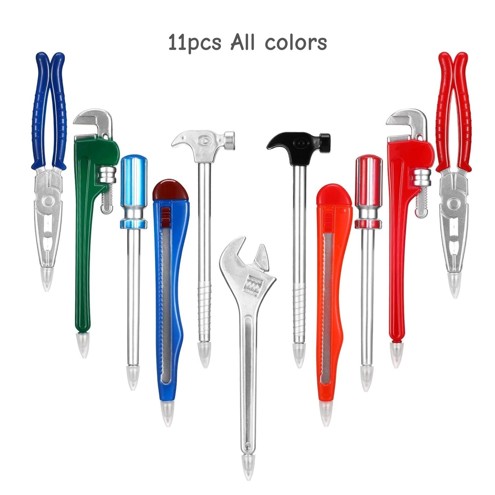 11pcs Tool Ballpoint Pens Black Ink Hardware Shape Pen Pipe Wrench Pincer Pliers Spanner Hammer Screwdriver Design
11pcs Tool Ballpoint Pens Black Ink Hardware Shape Pen Pipe Wrench Pincer Pliers Spanner Hammer Screwdriver Design