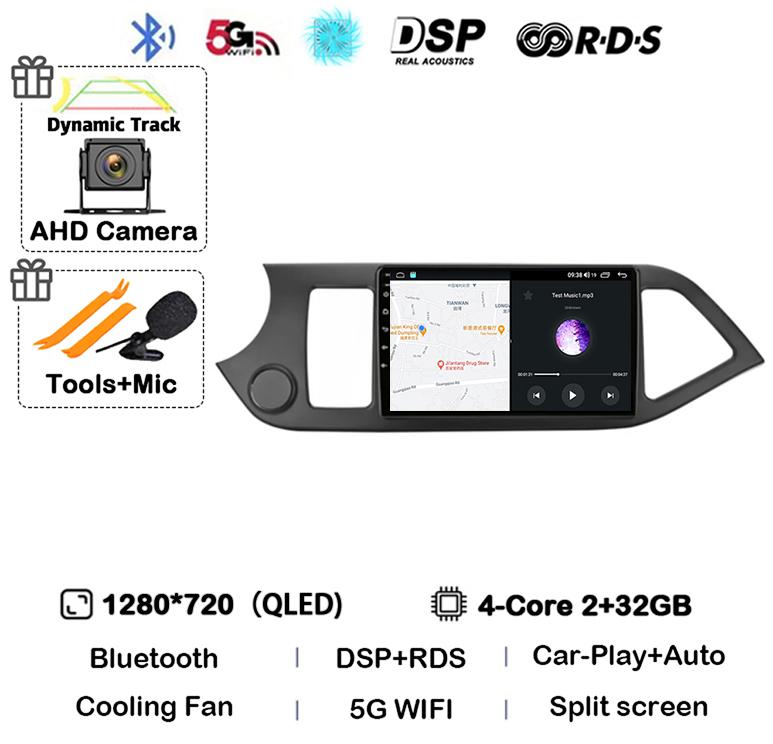 Android 14 Carplay Auto For KIA PICANTO Morning 2011 2012 2013 2014 2015 2016 Multimedia Car Radio Navigation Player WIFI+4G DSP
Android 14 Carplay Auto For KIA PICANTO Morning 2011 2012 2013 2014 2015 2016 Multimedia Car Radio Navigation Player WIFI+4G DSP