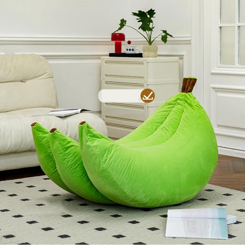 Креативный фруктовый ленивый диван для дома, спальни, татами, спальное и откидывающееся мягкое одноместное кресло-банан, забавные украшения для гостиной зелёный
Креативный фруктовый ленивый диван для дома, спальни, татами, спальное и откидывающееся мягкое одноместное кресло-банан, забавные украшения для гостиной зелёный