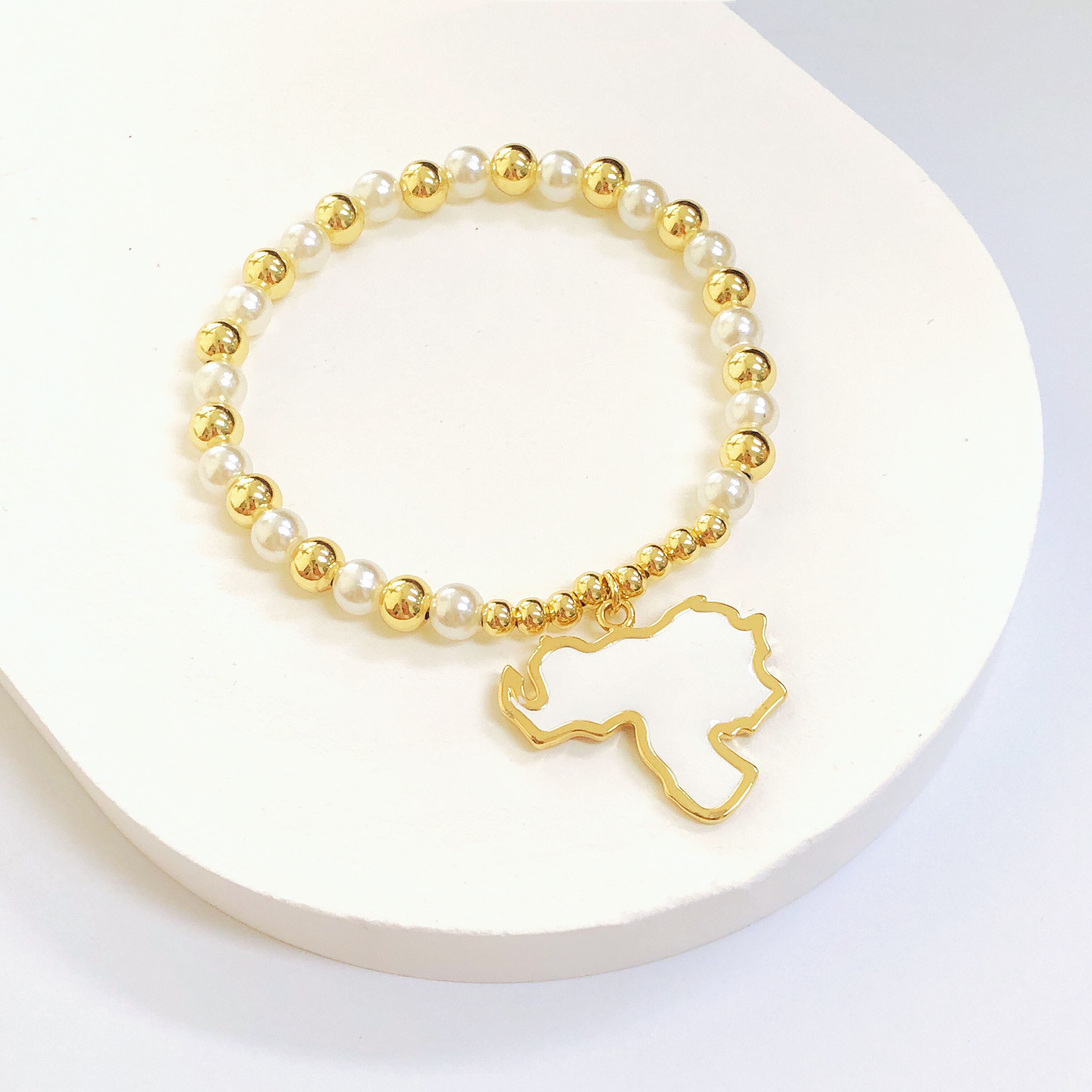 Venezuela Dominican Mexico Map Flag Pearl Chain Bracelet Simple For Man Woman Party Birthday Jewelry National Day Gift
Venezuela Dominican Mexico Map Flag Pearl Chain Bracelet Simple For Man Woman Party Birthday Jewelry National Day Gift