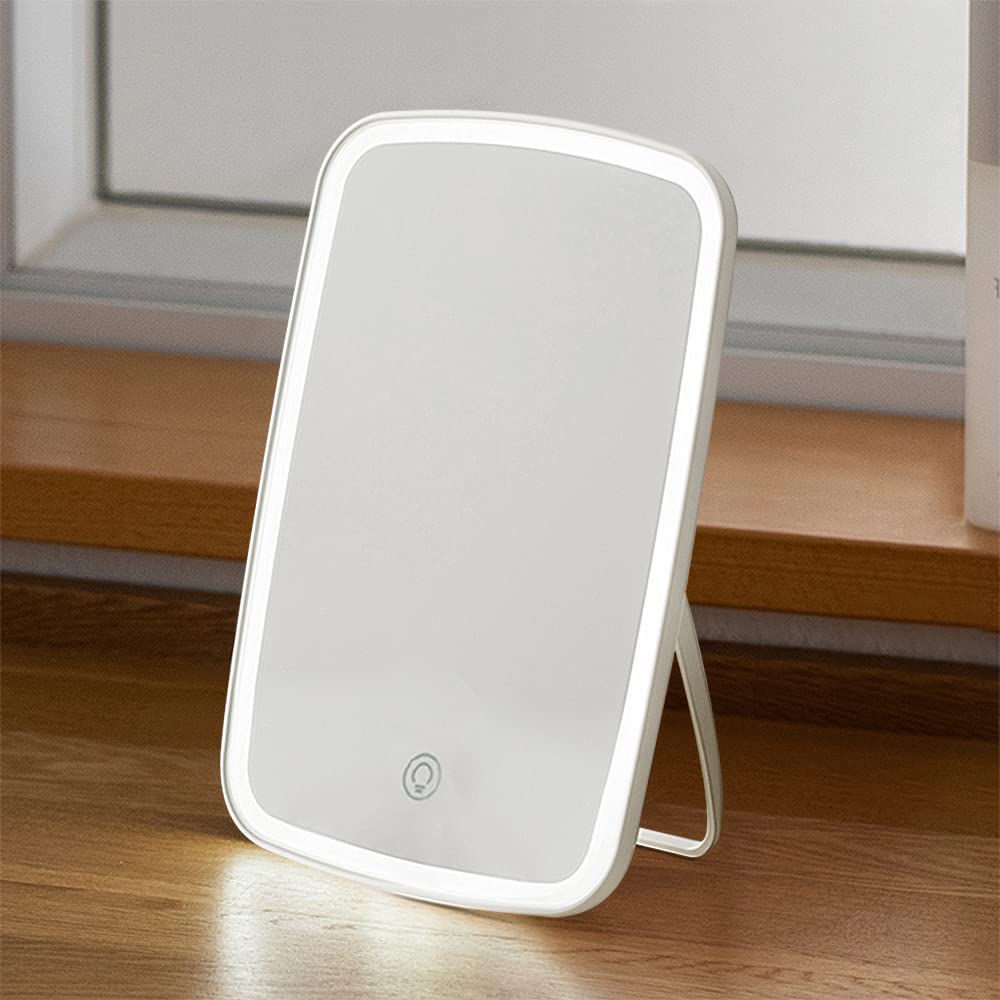 Cerdeco Зеркало настольное светодиодное с простым дизайном, 7-кратным увеличением, сенсорной панелью USB, регулируемой портативной подставкой S1004 Зеркало, Зеркало, Увеличение, белый
Cerdeco Зеркало настольное светодиодное с простым дизайном, 7-кратным увеличением, сенсорной панелью USB, регулируемой портативной подставкой S1004 Зеркало, Зеркало, Увеличение, белый