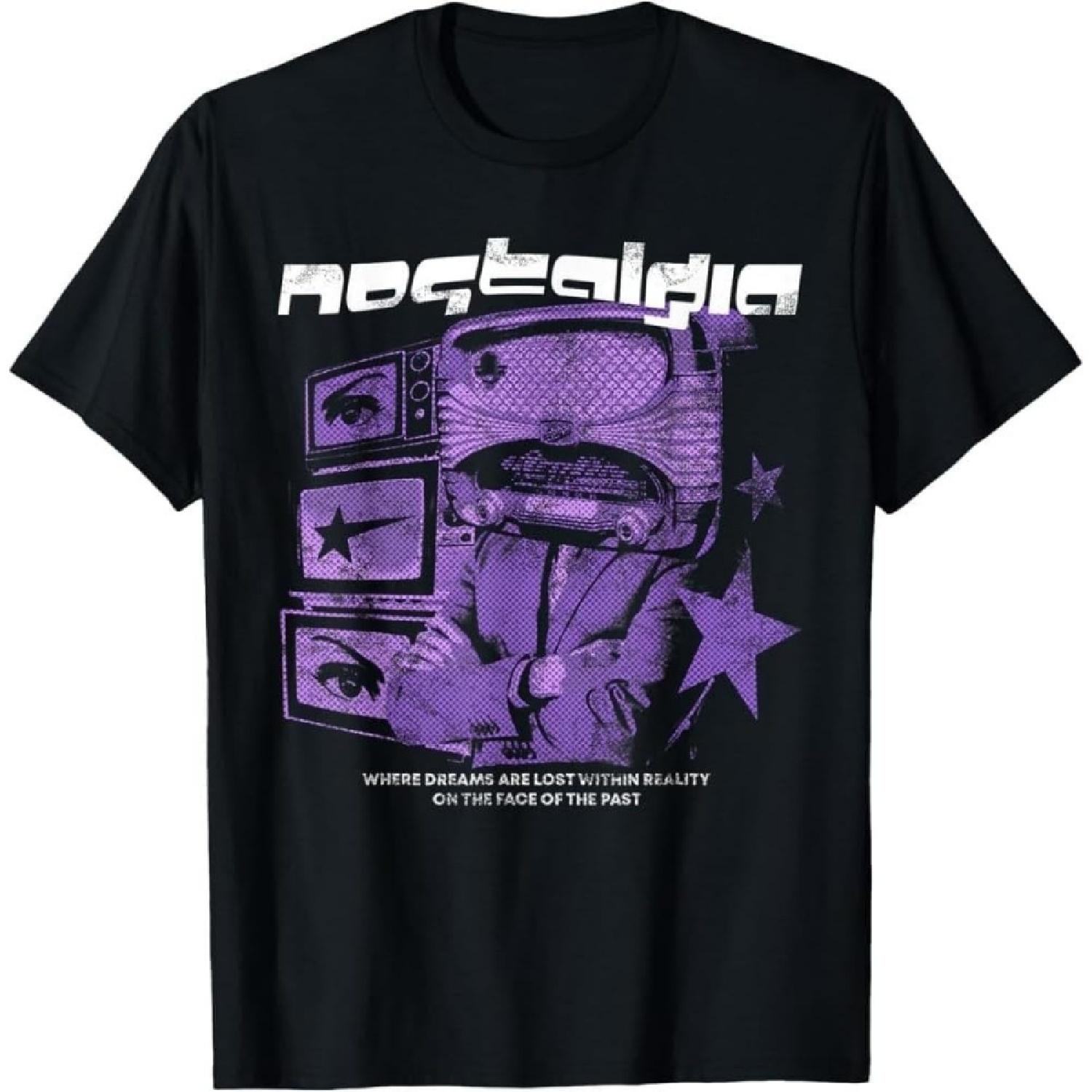 Men s Black Retro T-Shirt with Nostalgia Print and Vintage Camera Graphic Design XXXXXL чорний
Men s Black Retro T-Shirt with Nostalgia Print and Vintage Camera Graphic Design XXXXXL чорний