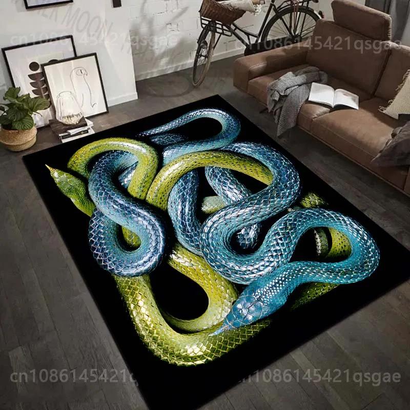 Snake Python Viper Living Room Carpet Luxury Home Decoration Non-slip Floor Mats for Bedroom Large Area Carpets Washable Rugs 60*90cm
Snake Python Viper Living Room Carpet Luxury Home Decoration Non-slip Floor Mats for Bedroom Large Area Carpets Washable Rugs 60*90cm