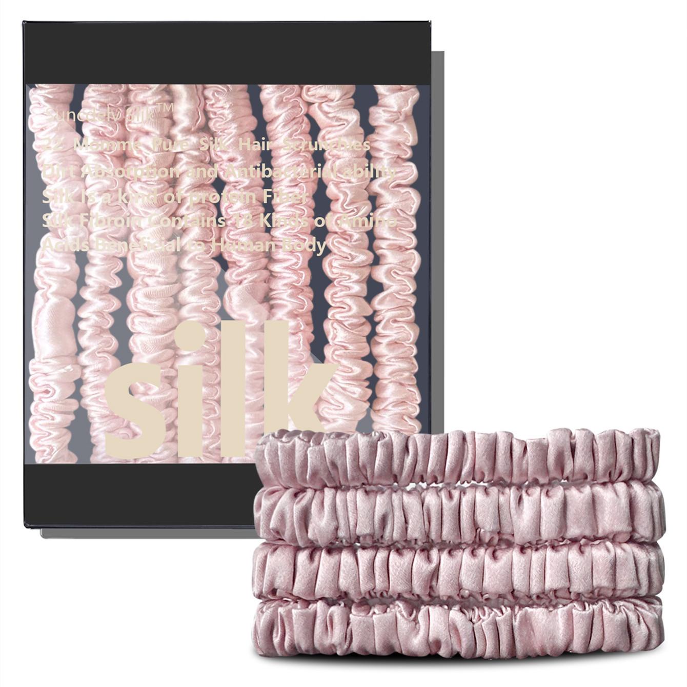 Набор из 4 штук 100% шелковых резинок для волос высокого качества (22Момме) Женские Девичьи Повязки на Голову Аксессуары для Волос
Набор из 4 штук 100% шелковых резинок для волос высокого качества (22Момме) Женские Девичьи Повязки на Голову Аксессуары для Волос