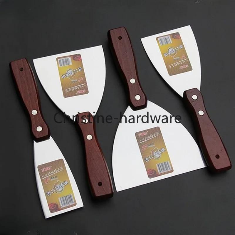 Putty Knife Scraper with Wood Handle Shovel Scraper Blade Construction Tool Wall Decorative Trowel Hand Tool 2
Putty Knife Scraper with Wood Handle Shovel Scraper Blade Construction Tool Wall Decorative Trowel Hand Tool 2