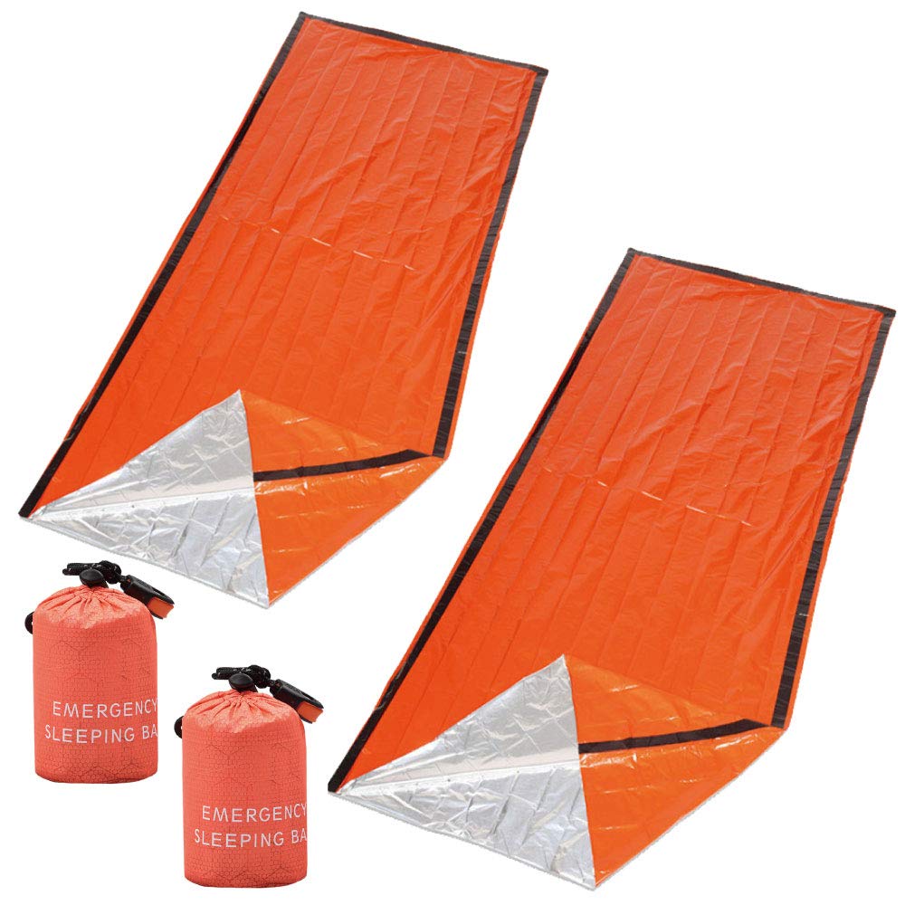 morytrade Simple Sleeping Survival Emergency Aluminum Sleeping Bag, Sheet, (2 Bags)
morytrade Simple Sleeping Survival Emergency Aluminum Sleeping Bag, Sheet, (2 Bags)