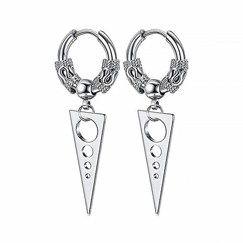 2PC Gothic Punk Stainless Steel Drop Hoop Earrings For Men/Women Ear Circle Buckle Tassel Chain Hip Hop Gothic Unisex Zircon
2PC Gothic Punk Stainless Steel Drop Hoop Earrings For Men/Women Ear Circle Buckle Tassel Chain Hip Hop Gothic Unisex Zircon