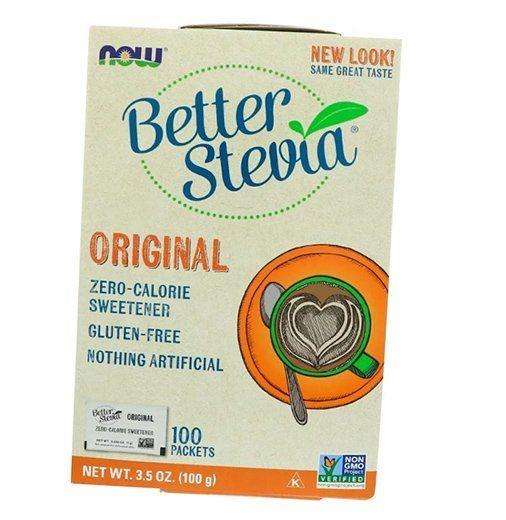 Стевія, підсолоджувач, що не містить калорій, Better Stevia Packets, Now Foods 75пак Французька ваніль (05128004) Unflavored
Стевія, підсолоджувач, що не містить калорій, Better Stevia Packets, Now Foods 75пак Французька ваніль (05128004) Unflavored