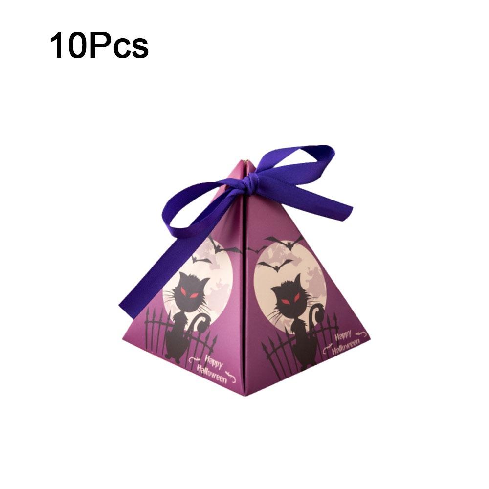 10 шт. Коробка для конфет на Хэллоуин с мультяшным узором, Упаковочная коробка для шоколада и печенья, Украшение для вечеринки Style B
10 шт. Коробка для конфет на Хэллоуин с мультяшным узором, Упаковочная коробка для шоколада и печенья, Украшение для вечеринки Style B