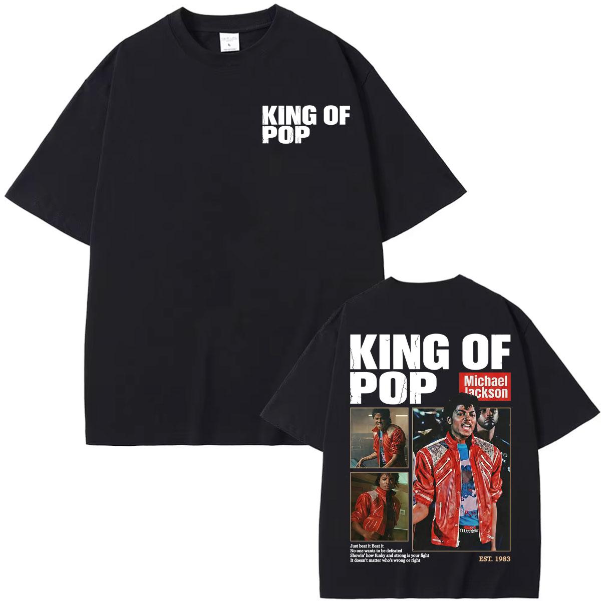 Michael Jackson Beat It King of Pop Fan Gift T-shirts Men s Clothing Harajuku Streetwear Y2K T-shirt Summer Cotton Tops Unisex 5XL різнокольоровий
Michael Jackson Beat It King of Pop Fan Gift T-shirts Men s Clothing Harajuku Streetwear Y2K T-shirt Summer Cotton Tops Unisex 5XL різнокольоровий