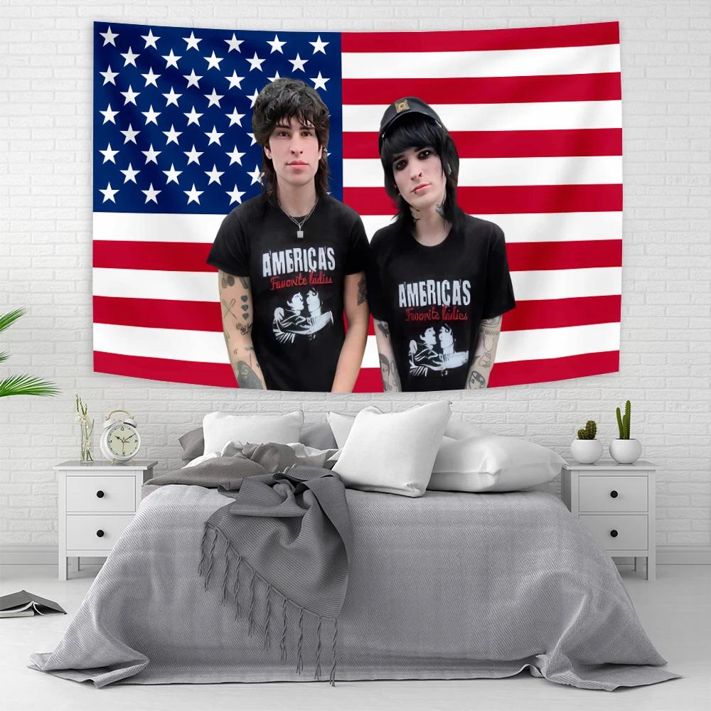 Amerikas Favoriete Flag Tapestry Jake Webber Johnnie Guilbert Room Decor Aesthetic Meme macrame wall hanging boho decor 74x94cm(29x37in)
Amerikas Favoriete Flag Tapestry Jake Webber Johnnie Guilbert Room Decor Aesthetic Meme macrame wall hanging boho decor 74x94cm(29x37in)