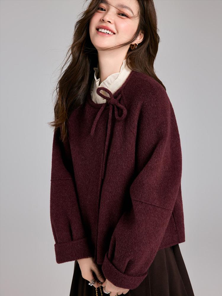 Double-sided fleece wool coat women s short spring and autumn new high-end woolen coat women s small S
Double-sided fleece wool coat women s short spring and autumn new high-end woolen coat women s small S