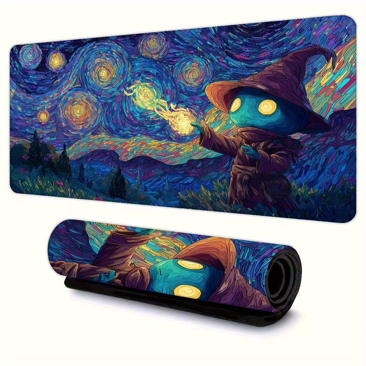Van Gogh art style Starry Night Large Mouse Pad Desk Mat Non-Slip Stitched Edge gaming mats pc accessories keyboard mousepads 300X600X2MM
Van Gogh art style Starry Night Large Mouse Pad Desk Mat Non-Slip Stitched Edge gaming mats pc accessories keyboard mousepads 300X600X2MM