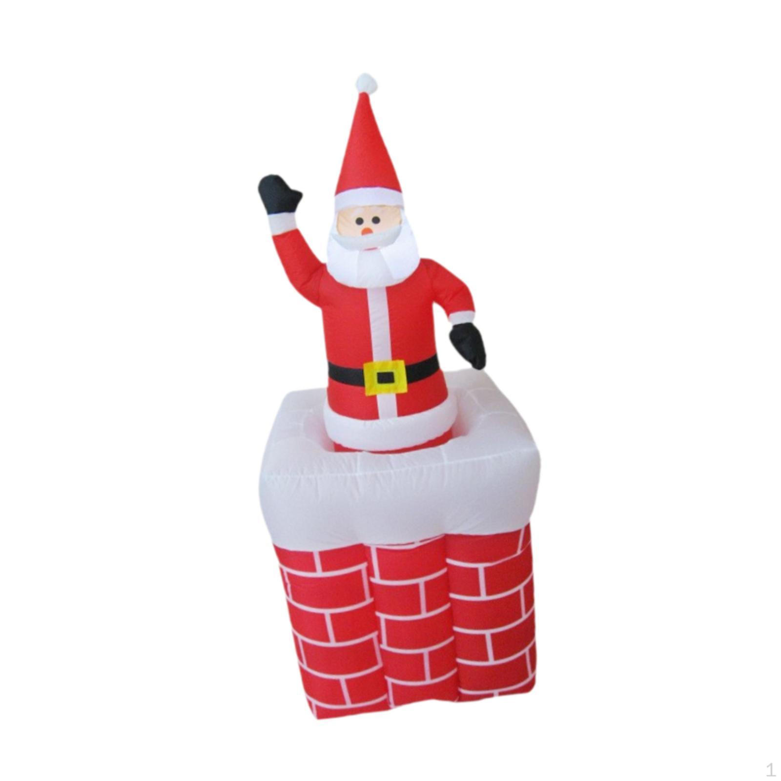 1.8M Inflatable Santa in Chimney Built LED Lights Props Lightweight Weatherproof Ornament
1.8M Inflatable Santa in Chimney Built LED Lights Props Lightweight Weatherproof Ornament