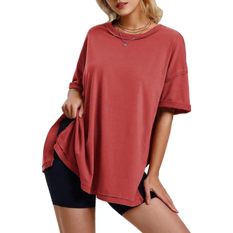 Southeast Asian Style Plus Size Loose T-Shirt - Elegant Rose Pink, White, Black, Watermelon Red, Rice White Medium
Southeast Asian Style Plus Size Loose T-Shirt - Elegant Rose Pink, White, Black, Watermelon Red, Rice White Medium
