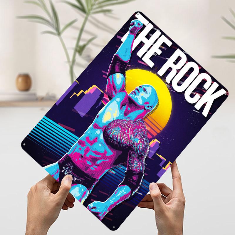 The Rock Retro Art Poster Customized Wall Art Vintage Metal Signs Retro Tin Plaque for Man Cave Decoration Room Desk Decor Home 7.9x11.8In(20x30cm)
The Rock Retro Art Poster Customized Wall Art Vintage Metal Signs Retro Tin Plaque for Man Cave Decoration Room Desk Decor Home 7.9x11.8In(20x30cm)