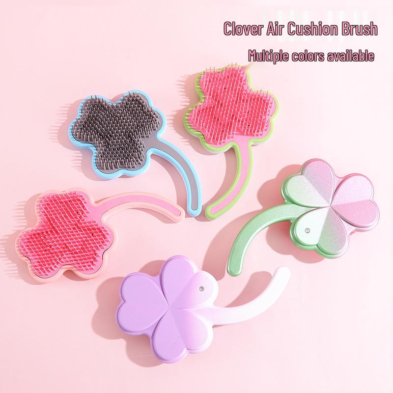 Four-Leaf Clover Scalp Massage & Detangling Comb - Smooth & Fluffy Styling Tool for Women, Special Hairdressing Artifact. 18.3x11.5x3.5 cm
Four-Leaf Clover Scalp Massage & Detangling Comb - Smooth & Fluffy Styling Tool for Women, Special Hairdressing Artifact. 18.3x11.5x3.5 cm