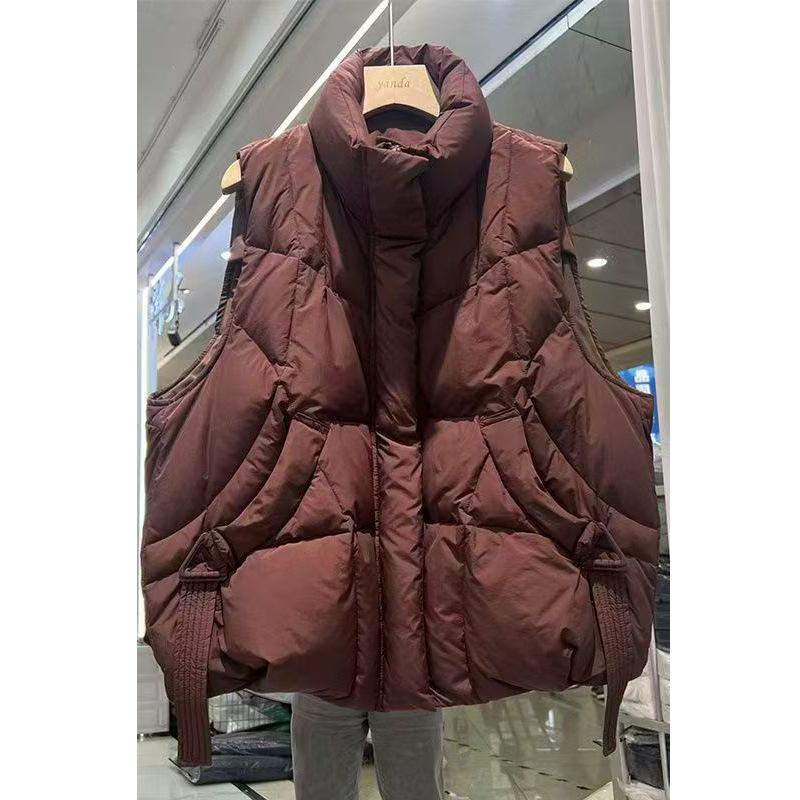 Зимняя женская свободная короткая хлопковая одежда, жилет, теплая и универсальная верхняя одежда, куртка-жилет XXXL темно-коричневого
Зимняя женская свободная короткая хлопковая одежда, жилет, теплая и универсальная верхняя одежда, куртка-жилет XXXL темно-коричневого