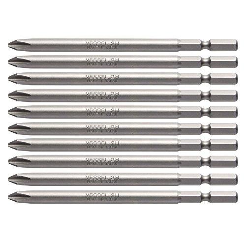 Vessel Screwdriver Bit, B34 + 2 x 100 mm, Hardness H, Set of 10, For Air and Electric Drivers ZP
Vessel Screwdriver Bit, B34 + 2 x 100 mm, Hardness H, Set of 10, For Air and Electric Drivers ZP