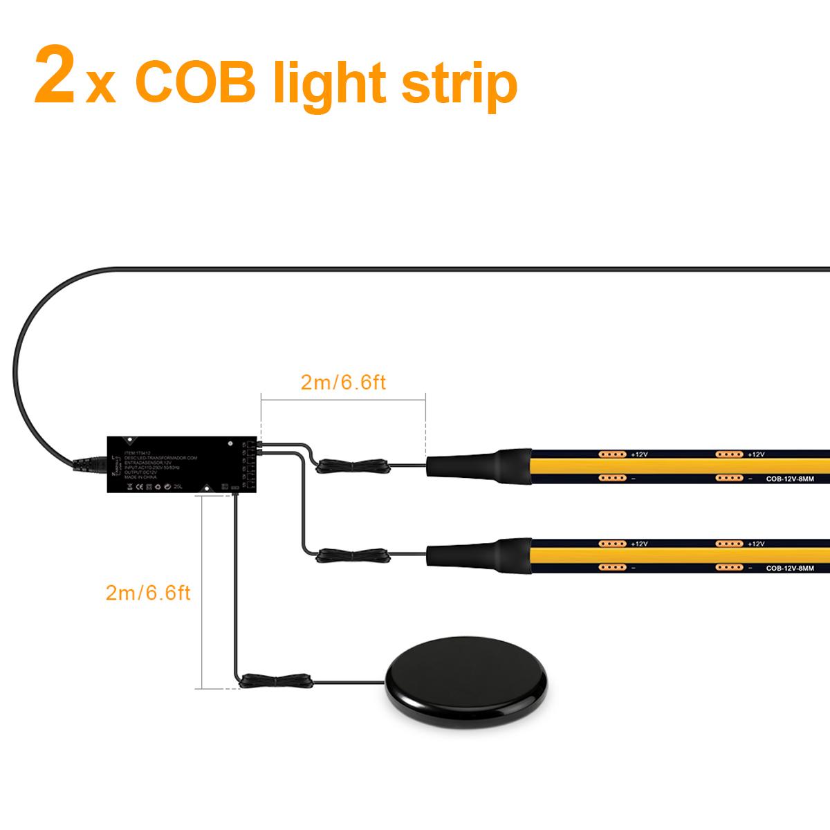 Luxury Retro Blackboard Line COB LED Strip Home Decoration Light for Living Room Ceiling,Storage Cabinet,Sofa,TV Background Wall Warm White-US Plug&1M Set
Luxury Retro Blackboard Line COB LED Strip Home Decoration Light for Living Room Ceiling,Storage Cabinet,Sofa,TV Background Wall Warm White-US Plug&1M Set