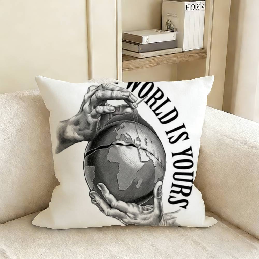 The World Is Yours SScarfaces Pillow Case Living Room Sofa Cushion Cover Suitable For Home Bedroom Room Decoration 30X30cm
The World Is Yours SScarfaces Pillow Case Living Room Sofa Cushion Cover Suitable For Home Bedroom Room Decoration 30X30cm