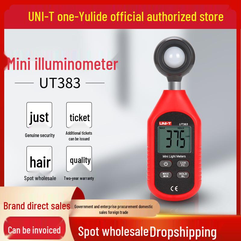 UNI-T Mini Digital Light Meter UT383/UT383BT/S with Bluetooth Luminance Photometer UT383
UNI-T Mini Digital Light Meter UT383/UT383BT/S with Bluetooth Luminance Photometer UT383