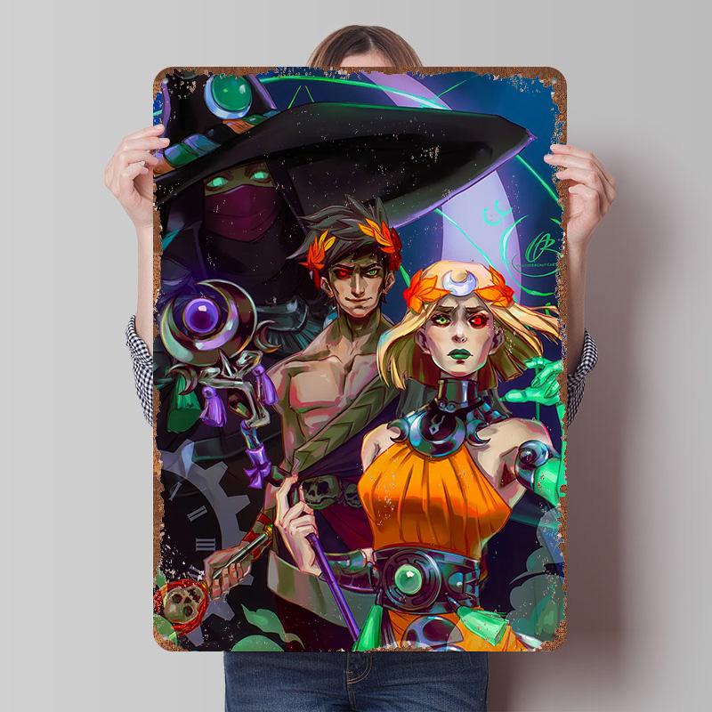 Hades Game Characters Tin Plaque Poster Customized Wall Art Retro Vintage Metal Signs for Man Cave Gaming Room Decoration Decor 7.9x11.8In(20x30cm)
Hades Game Characters Tin Plaque Poster Customized Wall Art Retro Vintage Metal Signs for Man Cave Gaming Room Decoration Decor 7.9x11.8In(20x30cm)