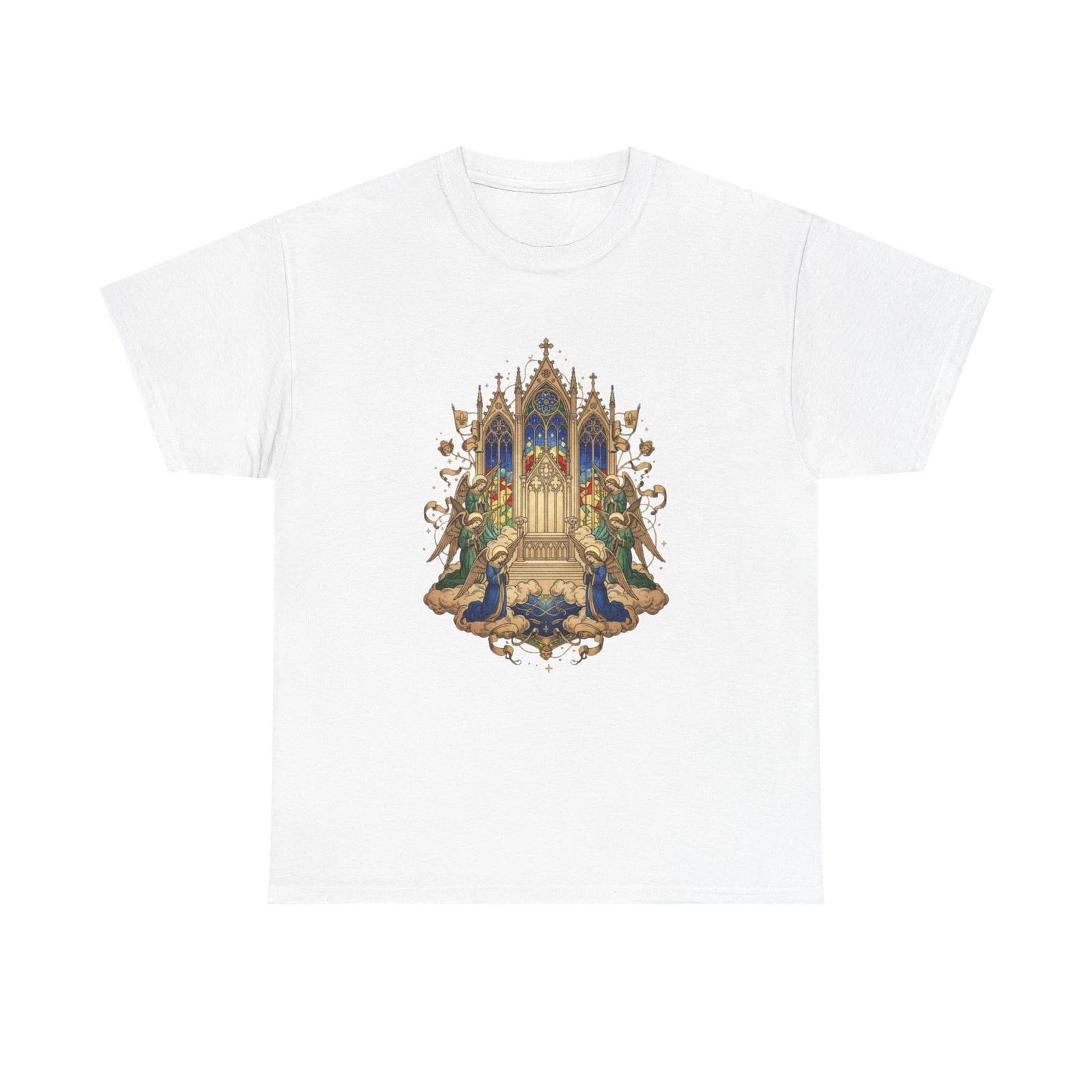 Gothic Cathedral Stained Glass T-Shirt | Medieval Angels Artwork M
Gothic Cathedral Stained Glass T-Shirt | Medieval Angels Artwork M