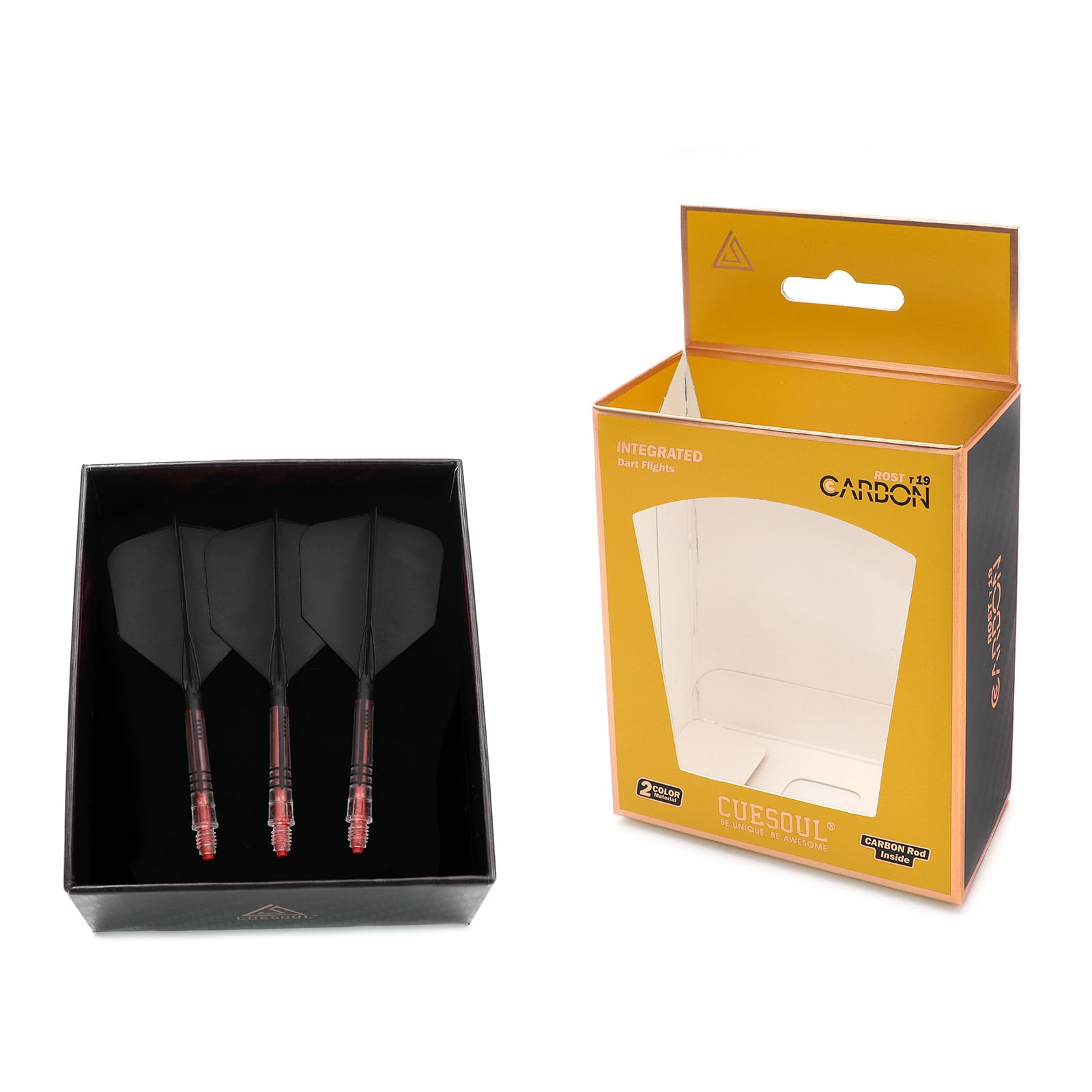 CUESOUL ROST AK57 T19 Carbon Fiber Rod Integrated Flight Big Wing Shape Set of 3 (CS-AK571-11)
CUESOUL ROST AK57 T19 Carbon Fiber Rod Integrated Flight Big Wing Shape Set of 3 (CS-AK571-11)