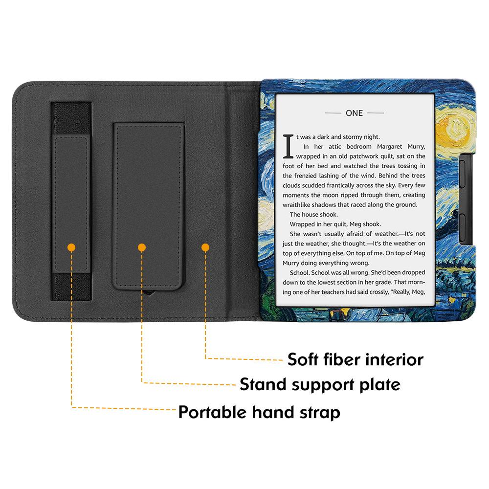 For Kobo Libra 2 N418 Kickstand Case Pattern Printing PU Leather E-Reader Cover Starry Sky
For Kobo Libra 2 N418 Kickstand Case Pattern Printing PU Leather E-Reader Cover Starry Sky