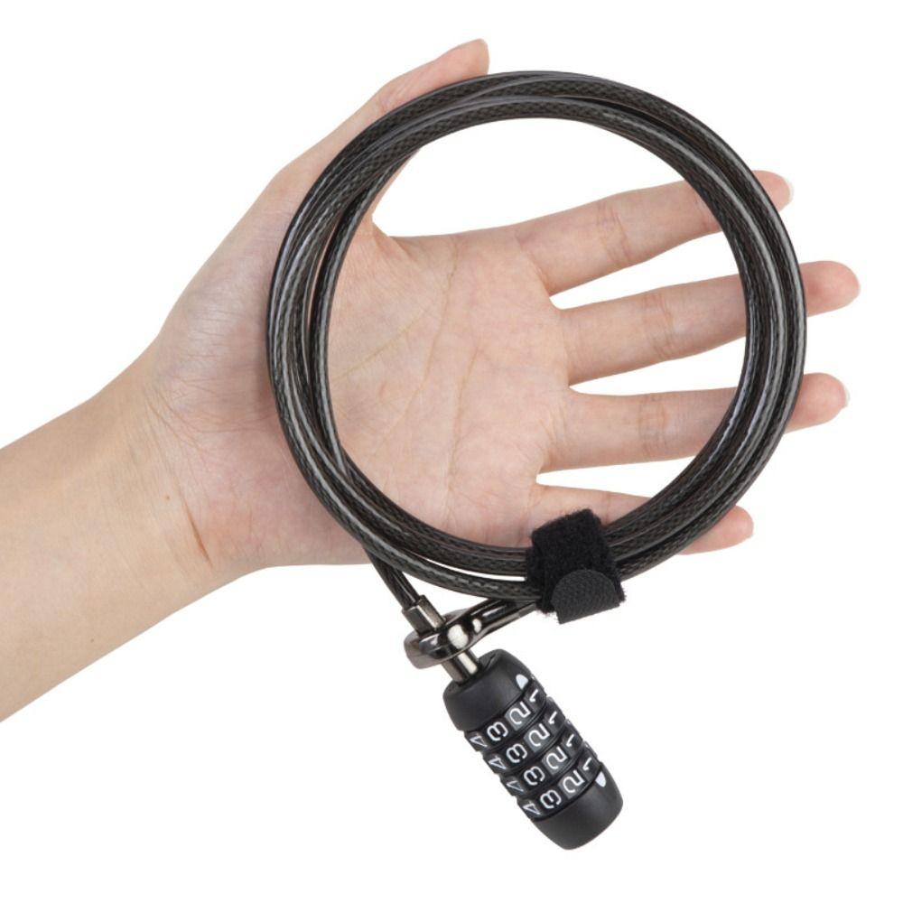 4-digit Steel Cable Lock Removable Bicycle Lock Portable Cable Password Lock File Cabinet
4-digit Steel Cable Lock Removable Bicycle Lock Portable Cable Password Lock File Cabinet