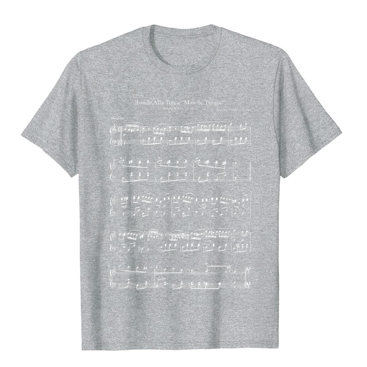 Mozart Music Notes Score Rondo Alla Turca Funny T-Shirt Cosie Cotton Mens Tees Fashionable Cheap Harajuku T Shirts 3XL
Mozart Music Notes Score Rondo Alla Turca Funny T-Shirt Cosie Cotton Mens Tees Fashionable Cheap Harajuku T Shirts 3XL
