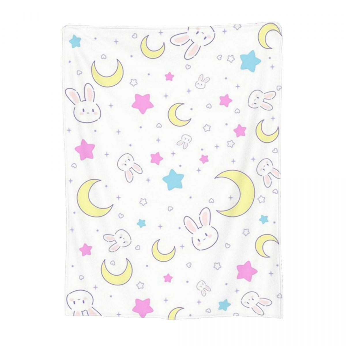 Crescent Moon And Bunny Rainbow Pattern Blankets Throw Blanket Lightweight Throw Blankets for Bedding Throws Bedspread Quilt 80x120cm
Crescent Moon And Bunny Rainbow Pattern Blankets Throw Blanket Lightweight Throw Blankets for Bedding Throws Bedspread Quilt 80x120cm