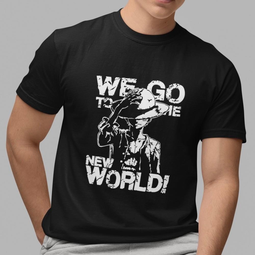 One Piece Luffy T Shirt We Go To The New World Anime Graphic Tee Japanese Top 4XL
One Piece Luffy T Shirt We Go To The New World Anime Graphic Tee Japanese Top 4XL