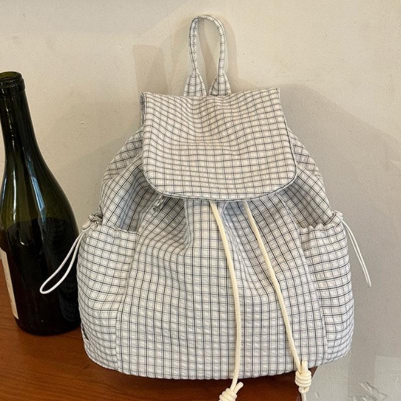 2026 New Plaid Drawstring Backpack, Large Capacity Student Backpack, Lightweight Nyl Backpack, Fashiable Casual Women s Bag білий
2026 New Plaid Drawstring Backpack, Large Capacity Student Backpack, Lightweight Nyl Backpack, Fashiable Casual Women s Bag білий