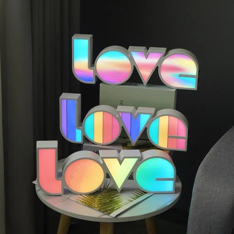 Светодиодная неоновая вывеска, креативная красочная лампа с надписью LOVE, USB Радуга, настольная лампа для дома, вечеринки, украшения спальни, новинка освещения
Светодиодная неоновая вывеска, креативная красочная лампа с надписью LOVE, USB Радуга, настольная лампа для дома, вечеринки, украшения спальни, новинка освещения