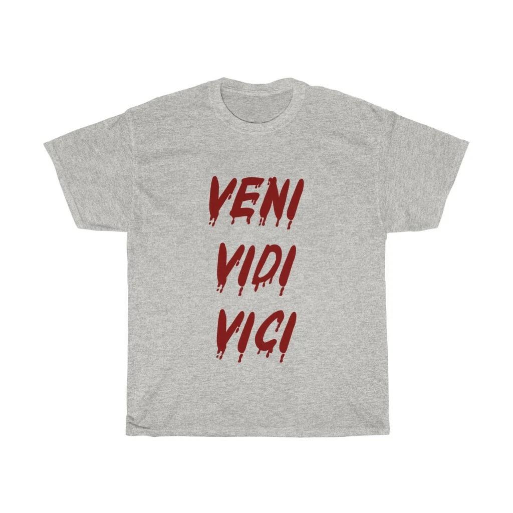 Veni Vidi Vici, Unisex Heavy Cotton T-shirt, Dripping Blood Font, Gamer, Caesar 4XL
Veni Vidi Vici, Unisex Heavy Cotton T-shirt, Dripping Blood Font, Gamer, Caesar 4XL