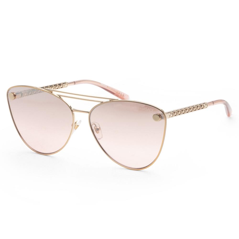 Versace Жіночі сонцезахисні окуляри S 64 мм, блідо-золоті 
Versace Жіночі сонцезахисні окуляри S 64 мм, блідо-золоті