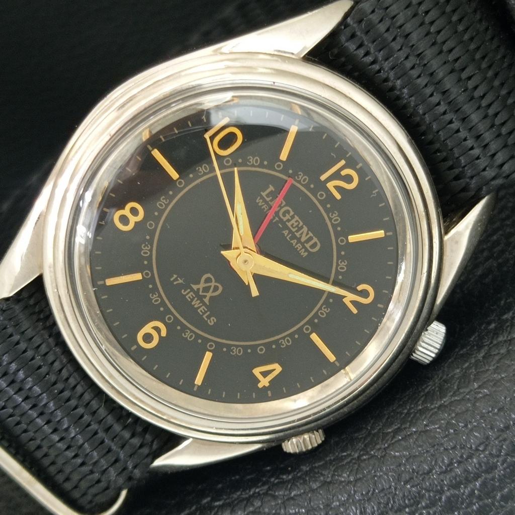 VINTAGE LEGEND HAND-WINDING SWISS MENS REFURBISHED ALARM WATCH a707501-1
VINTAGE LEGEND HAND-WINDING SWISS MENS REFURBISHED ALARM WATCH a707501-1