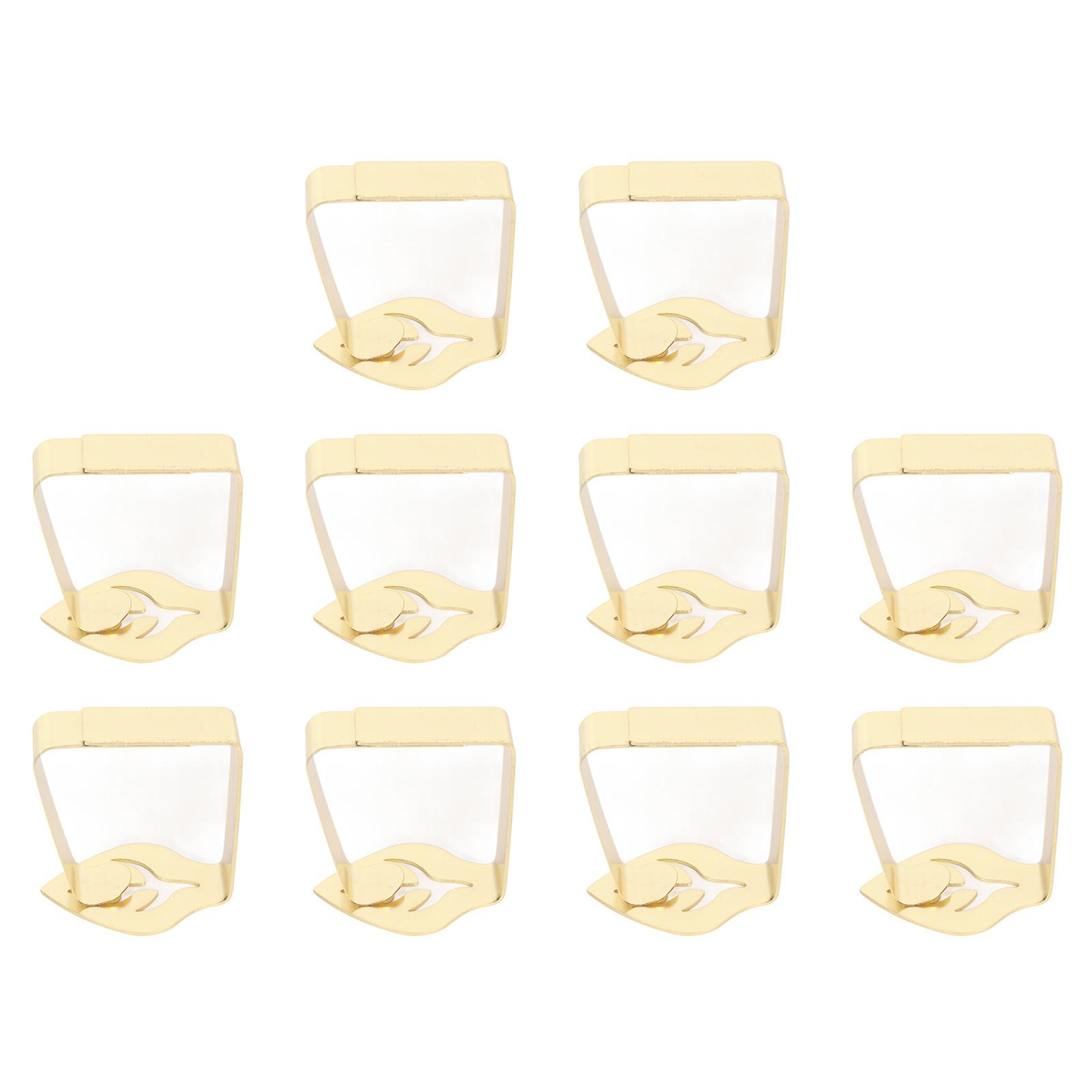 10 шт. Кліпси для скатертини з нержавіючої сталі Листок Протиковзкі Багатофункціональні Тримачі для скатертини для сімейного свята Кафе
10 шт. Кліпси для скатертини з нержавіючої сталі Листок Протиковзкі Багатофункціональні Тримачі для скатертини для сімейного свята Кафе