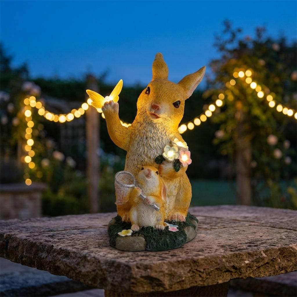 Cartoon Bunny Solar Light Figurine Weatherproof Rabbit Statue for Lawn Patio Outdoor Landscape Decor жовтий
Cartoon Bunny Solar Light Figurine Weatherproof Rabbit Statue for Lawn Patio Outdoor Landscape Decor жовтий