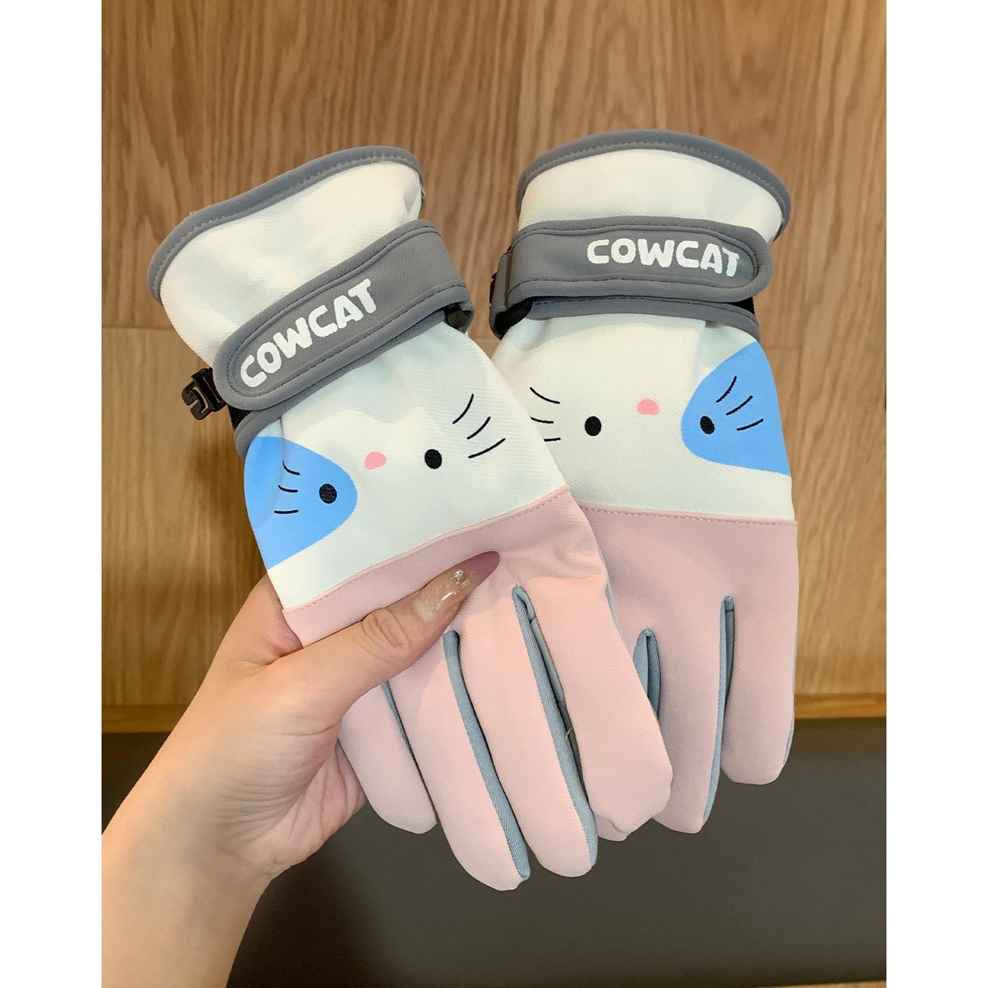Cute Cat Velvet Thickened Student Girl Running Outdoor Cycling Fall and Winter Warm Touch Screen Waterproof Anti Slip Gloves one size
Cute Cat Velvet Thickened Student Girl Running Outdoor Cycling Fall and Winter Warm Touch Screen Waterproof Anti Slip Gloves one size