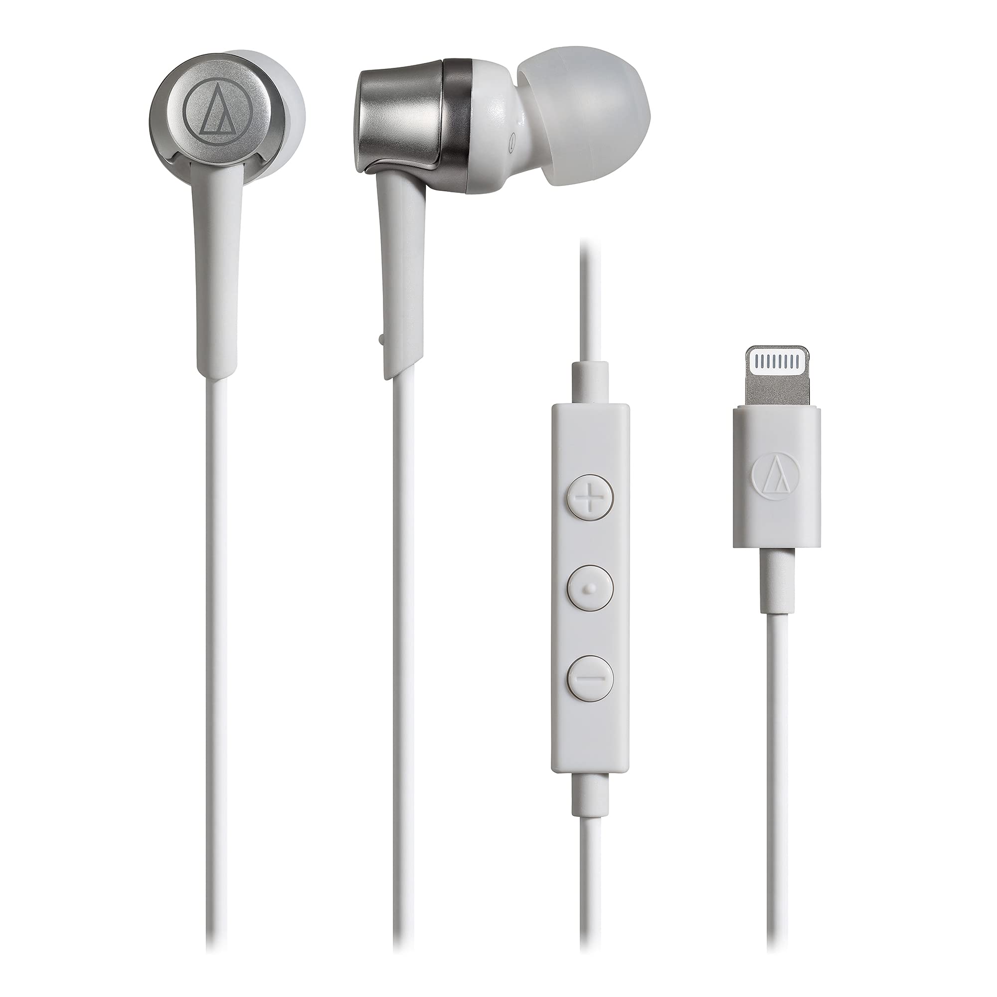 WH Наушники с микрофоном Lightning кабель канального типа маленькие Audio-Technica ATH-CKD3Li 1.2m белые, белый
WH Наушники с микрофоном Lightning кабель канального типа маленькие Audio-Technica ATH-CKD3Li 1.2m белые, белый