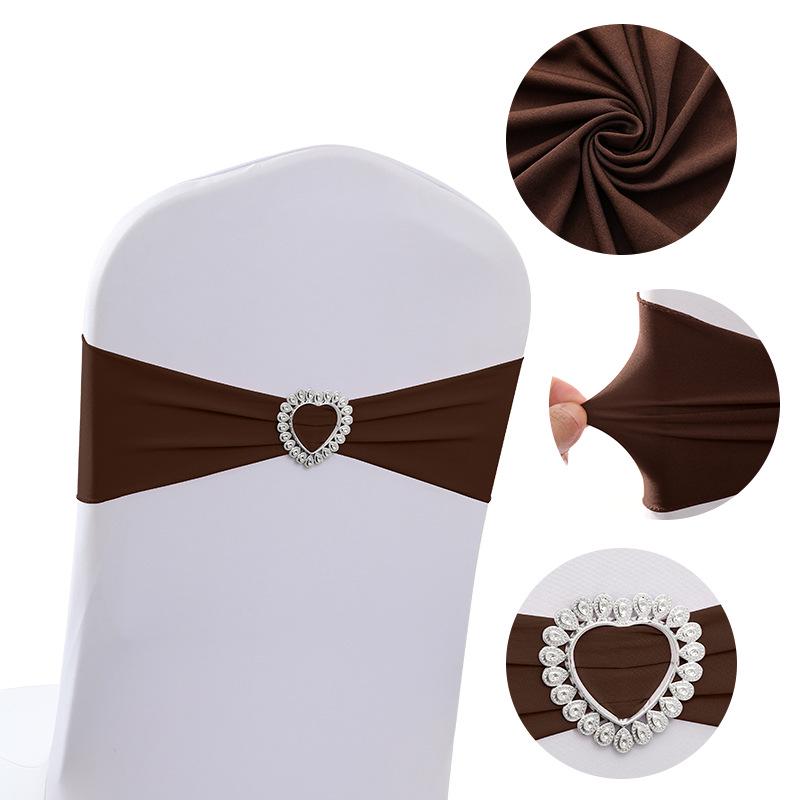 Heart-Shaped Elastic Chair Flower Bow - Wedding Banquet Decoration Edge-stitched 14cm*35cm
Heart-Shaped Elastic Chair Flower Bow - Wedding Banquet Decoration Edge-stitched 14cm*35cm