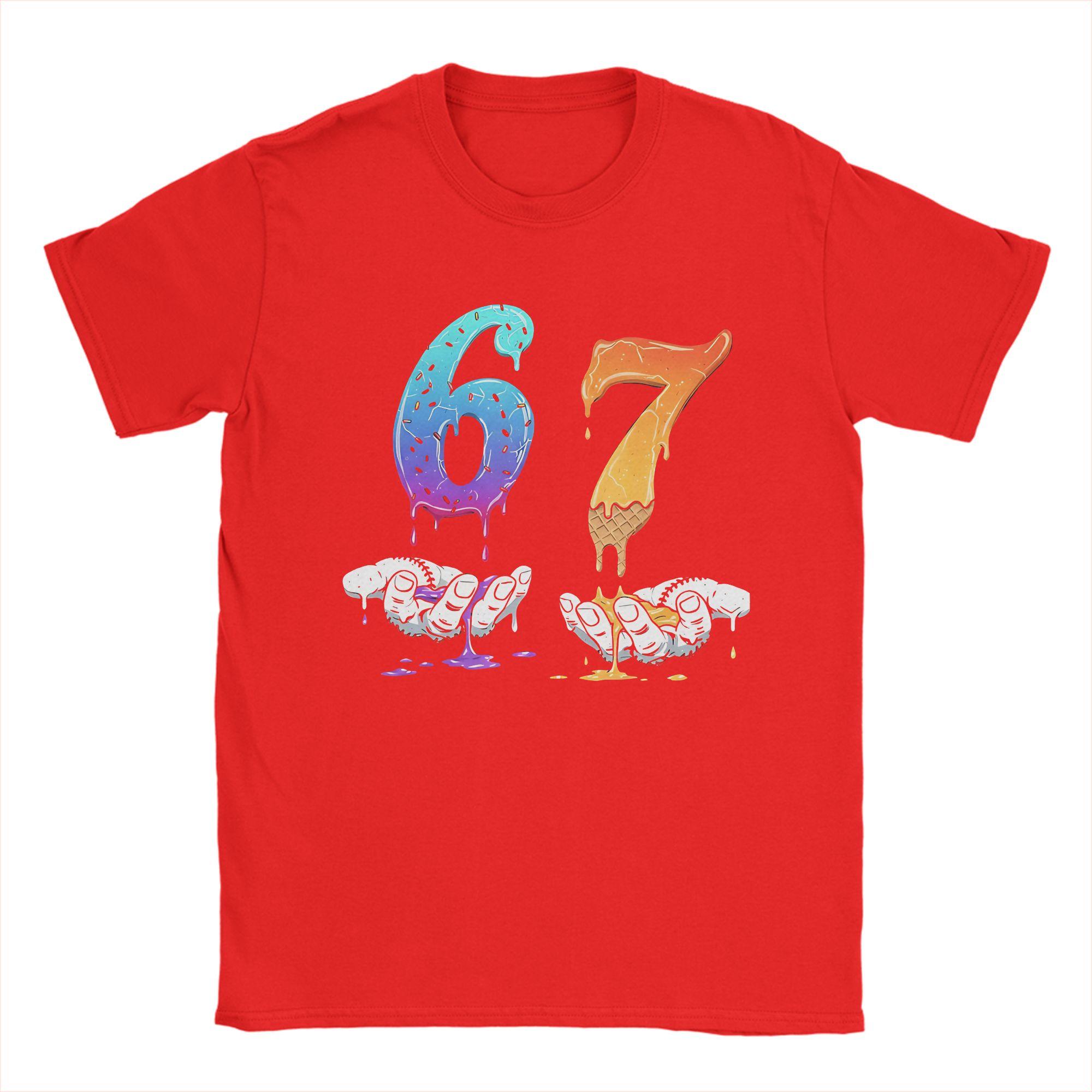 6 7 Six Seven Meme 67 Unisexs T Shirt Novelty Tees Short Sleeve Crew Neck TShirt Cotton Printing Clothing S
6 7 Six Seven Meme 67 Unisexs T Shirt Novelty Tees Short Sleeve Crew Neck TShirt Cotton Printing Clothing S