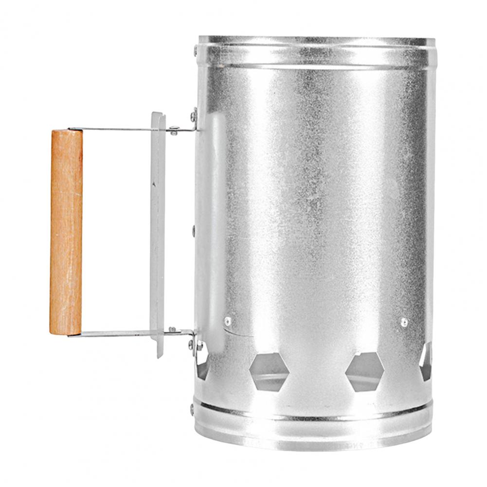 -in Bucket Charcoal Starter Outdoor Charcoal Chimneys Capacity Charcoal Chimney Starter with Wooden Handle for Bbq for Barbecue
-in Bucket Charcoal Starter Outdoor Charcoal Chimneys Capacity Charcoal Chimney Starter with Wooden Handle for Bbq for Barbecue